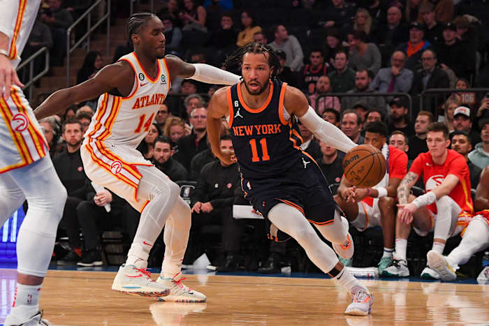 Jalen Brunson AJ Griffin Hawks